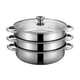 thumbnail image 3 of Olla a presión determinada del vapor del acero inoxidable que cocina la olla a presión determinada con la manija del metal, 3 of 6