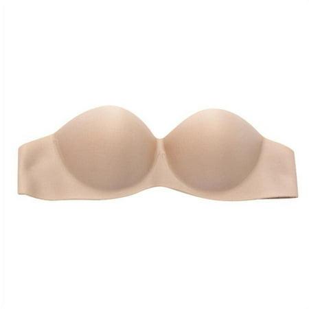 

Saient Ladies one-piece strapless bra push up the seamless invisible wrap chest with a camisole and a neckline top dress
