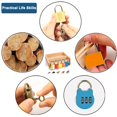 thumbnail image 4 of Inslat Juego de Bloqueo y Llave Montessori para niños pequeños Juguetes Educativos Montessori con Bloqueo de vástago Juegos a Juego Juego de Bloqueo con Bandeja de Madera para niños de 3, 4 y 5 años, 4 of 7