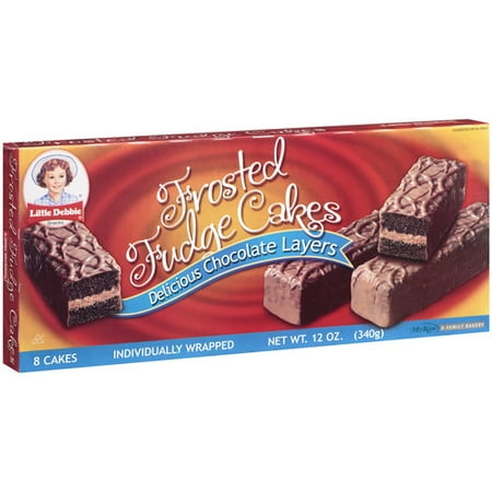 McKee Foods Little Debbie  Frosted Fudge Cakes, 8 (Best Homemade Ice Cream Cake)