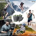 thumbnail image 5 of Guantes de ciclismo de medio dedo, guantes de culturismo para hombres, guantes de moto cross, guantes de ciclismo para scooter (azul, S) oso de fresa Electrónica, 5 of 5