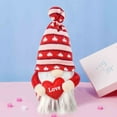 thumbnail image 7 of 2Pcs Valentines Day Gnomes Decorations,Handmade Valentine Gnome Decor Mr & Mrs Swedish Tomte Stuffed Gnomes Plush Doll Knomes Ornaments For Girlfriend Wife Women Girl Home Table Shelf Gift Valentines, 7 of 7