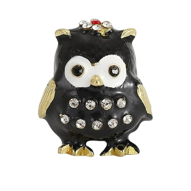 Caja joyero de aleación decorativa para mujer, ideal para guardar objetos pequeños. negro