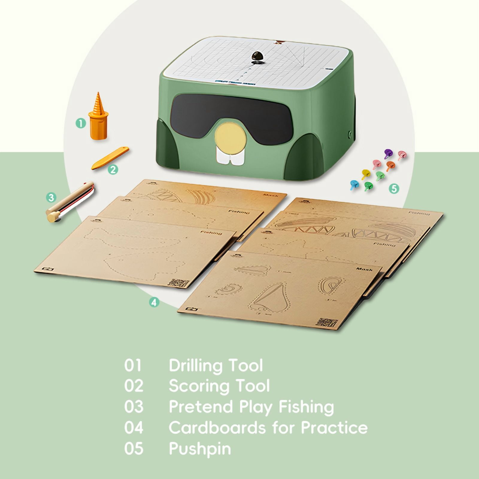 BeaverBot Safe Cardboard Construction Kit For Kids DIY Cutter Cutting Activity Toy CardboardCraft Machine Cardboard Saw