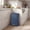 Blue, variant on LEDREM 13 Gallon Trash Can for Kitchen, Stainless Steel Garbage Can with Lid, Pedal, Soft Close, Removable Inner Bucket, 15 Bags Included, Cloud White