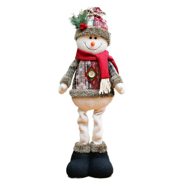 Promotion!Rong Yun Christmas Santa Snowman-Reindeer Christmas Decoration Leg Table Mantel DecorationPromotion!