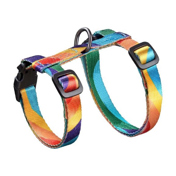 erfcxs Adjustable I-Shaped Vest Cat Leash for Safe Walking Comfortable Pet Chest Strap Harness Control