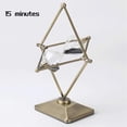thumbnail image 2 of Hourglass Sand Timer, Glass Hourglass Timer, 15 Minutes Sandglass for Classroom, Home, Kitchen, Office Decoration, 2 of 5