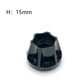 thumbnail image 2 of Bujes hexagonales de rueda Bujes Hexagonales De Rueda Adaptador Ancho Para Axial 1/10 D90 1.9 "2.2" Llanta De Rueda RC Truck 15mm Negro 15 mm negro Magideal Bujes hexagonales de rueda, 2 of 6