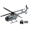 thumbnail image 1 of Solo hélice 2.4GHz RC Helicóptero LED 4 canales de juguete de aviones de control remoto, 1 of 8