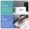 Voiceine Wire Organizer Box Cable Management Box Desktop Cable Holder