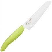Kyocera kitchen knife fine ceramic bread knife 12cm dishwasher sanitization bleach OK with free resharpening ticket green Kyocera FKR-MG120GR