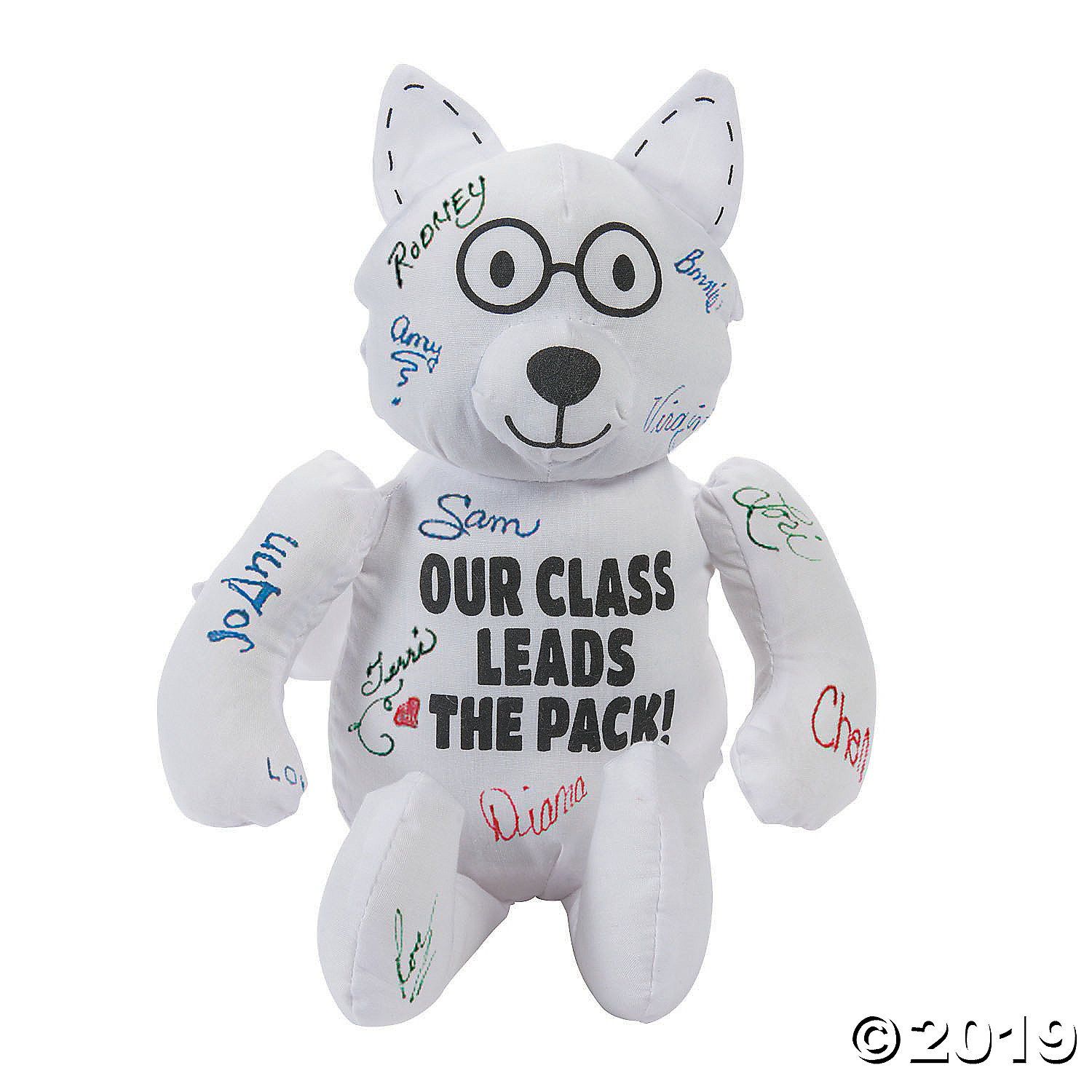 autograph stuffed elephant