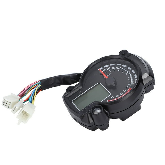 Odómetro LCD colorido, motocicleta universal, tacómetro digital colorido para motocicleta, odómetro de motocicleta, rendimiento lleno de energía