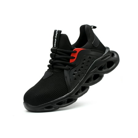 

Work Shoes Steel Toe for Men And Women Breathable Lightweight Durable Non-Slip Sneakers for Industrial Construction Outdoor