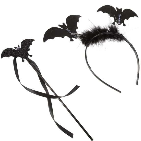 NUOLUX 1 Set Headband Adult Bat Shape for Women Lightweight Cosplay Accessory