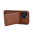 thumbnail image 6 of Phone Case Compatible With iPhone 16 Pro Max , Wallet Card Case, [Card Slots] PU Leather Card Holder [Detachable] with Card Holder Kickstand Magnetic Phone Cover for iPhone 16 Pro Max,Brown, 6 of 10