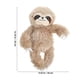 thumbnail image 2 of KAKOWELY Juguete de peluche de perezoso, animal de peluche, muñeca de perezoso, adorable muñeca de peluche de perezoso de dibujos animados, 2 of 4