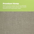 thumbnail image 4 of Hemp Fabric 4x12" Neck Roll Pillowcase - Soft Washable Neck Pillow Cover - Made in USA, Natural, 4 of 9
