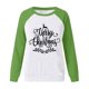 thumbnail image 4 of Moda mujer estampado o-cuello pulóver Tops manga larga cómoda blusa sudadera Fridja  FKASFK890, 4 of 4