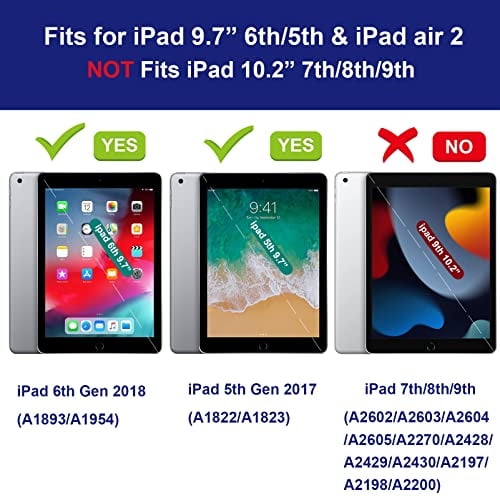 Fundas para iPad de 6ª generación, funda para iPad de 5ta generación,