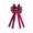 Red, variant on Btomtd 24.8"x11.22" One Side Trimmed Velvet Ribbon Bow for Christmas Tree Back Wall and Gift Box Bag Decorations Festive Ornaments and Holiday Bows for Displays, Gold