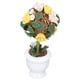 thumbnail image 1 of Mini casa de muñecas con plantas, simulación de casa de muñecas 1:12, simulación de casa de muñecas con flores, accesorios para casa de muñecas, acabado de lujo, 1 of 14