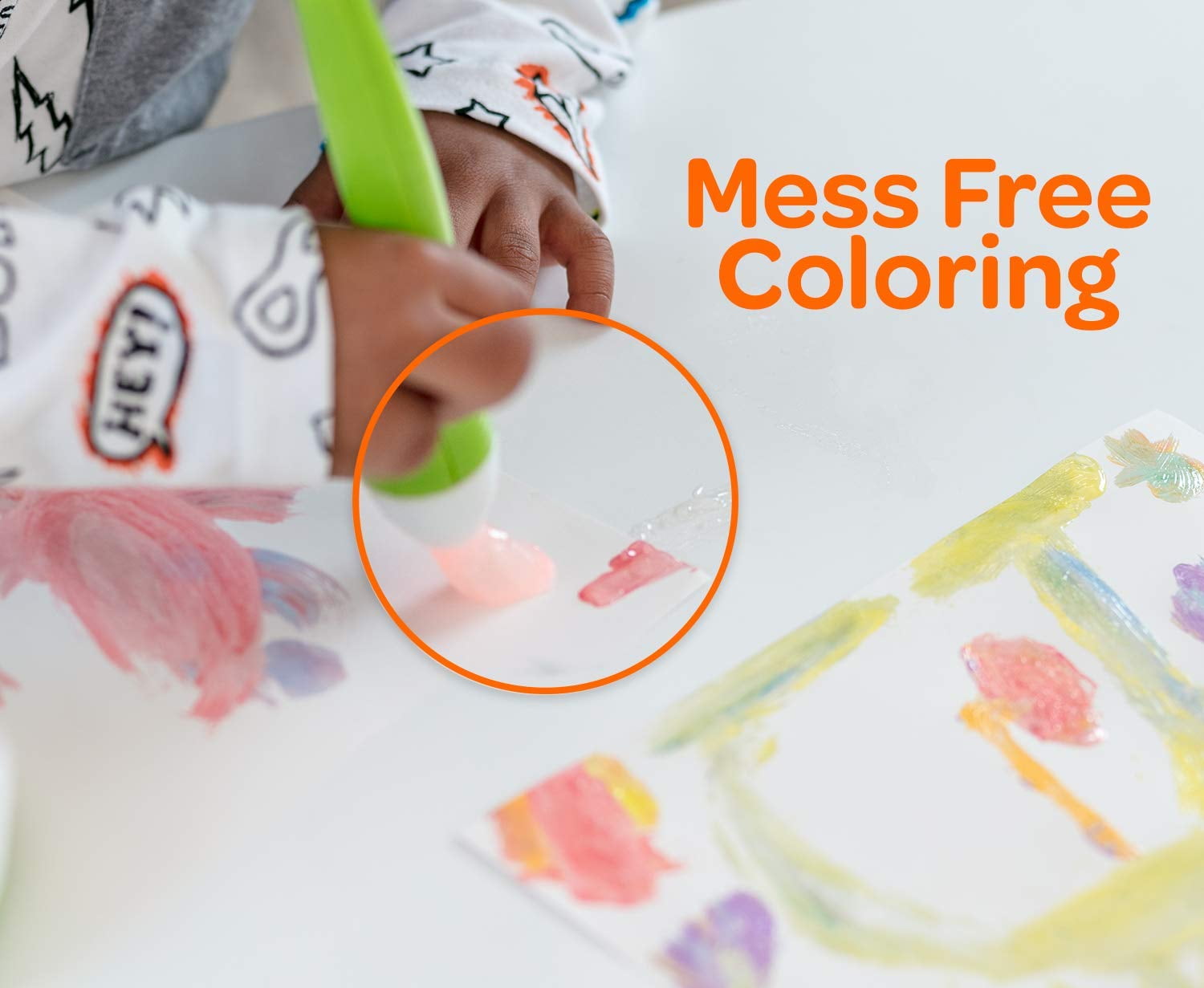 The coolest no mess painting set for kiddos! #crayola #magiclightbrush, how magic light brush crayola work