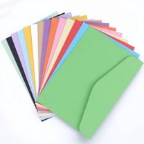 ELAYARD 100pcs Envelope Solid Color Paper Mailing Colored Envelopes for Students