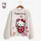 thumbnail image 4 of Sudadera con capucha HELLO KITTY para mujer estampado de Dibujos animados talla grande, 4 of 4