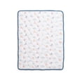 thumbnail image 2 of Monica + Andy Organic Cotton Muslin Toddler Throw Blanket, Soft Quilted Cotton Blanket, 30 x 40 Inch, 2 of 4