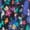 Multi Playful Garden, variant on Avenue Women's Plus Size Button Front Midi Dress