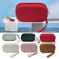 thumbnail image 2 of Hioecau Trousse de Maquillage Ovale en Silicone, Sac de Rangement Imperméable, Pochette Cosmétique à Fermeture Éclair pour Articles de Toilette, Rouges à Lèvres, Clés, Bijoux, 2 of 8