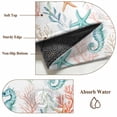 thumbnail image 6 of Area Rugs 2.7'x5', Teal Red Seahorse Coastal Carpet for Living Room Bedroom Dining Room, Nautical Beach Coral Starfish Throw Kitchen Rugs Non Slip Washable Rectangle Indoor Outdoor Rugs, 6 of 8