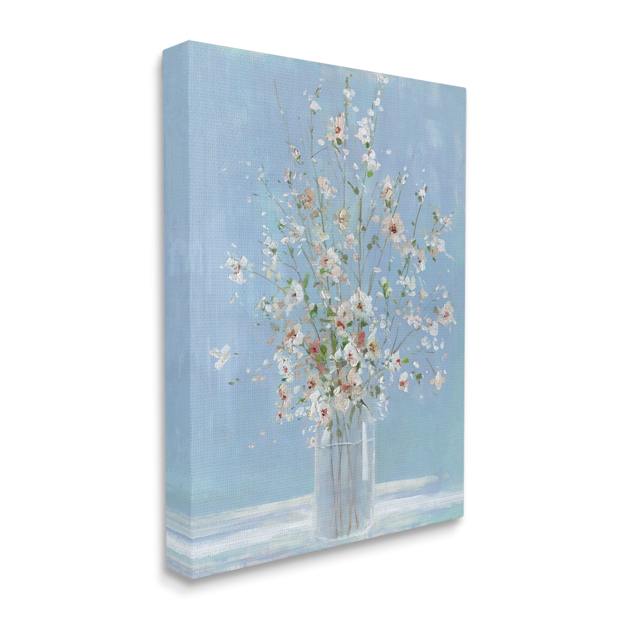 Stupell Industries Delicate Flower Blossoms Ikebana Arrangement Vase , 16 x 20, Design by Sally Swatland