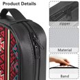 thumbnail image 6 of FKELYI Bible Cover Faux Leather Book Cover with Handle Zippered Bible Case American Tribal Running Horse Print Church Bible Bag Scripture Protector for Prayer Outdoor Study, 6 of 6