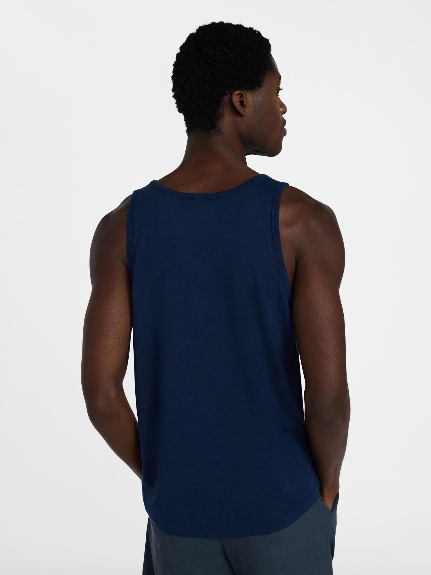 Athletic Works Men's and Men's Big & Tall Tri-Blend Tank Top, Sizes XS-4XLT