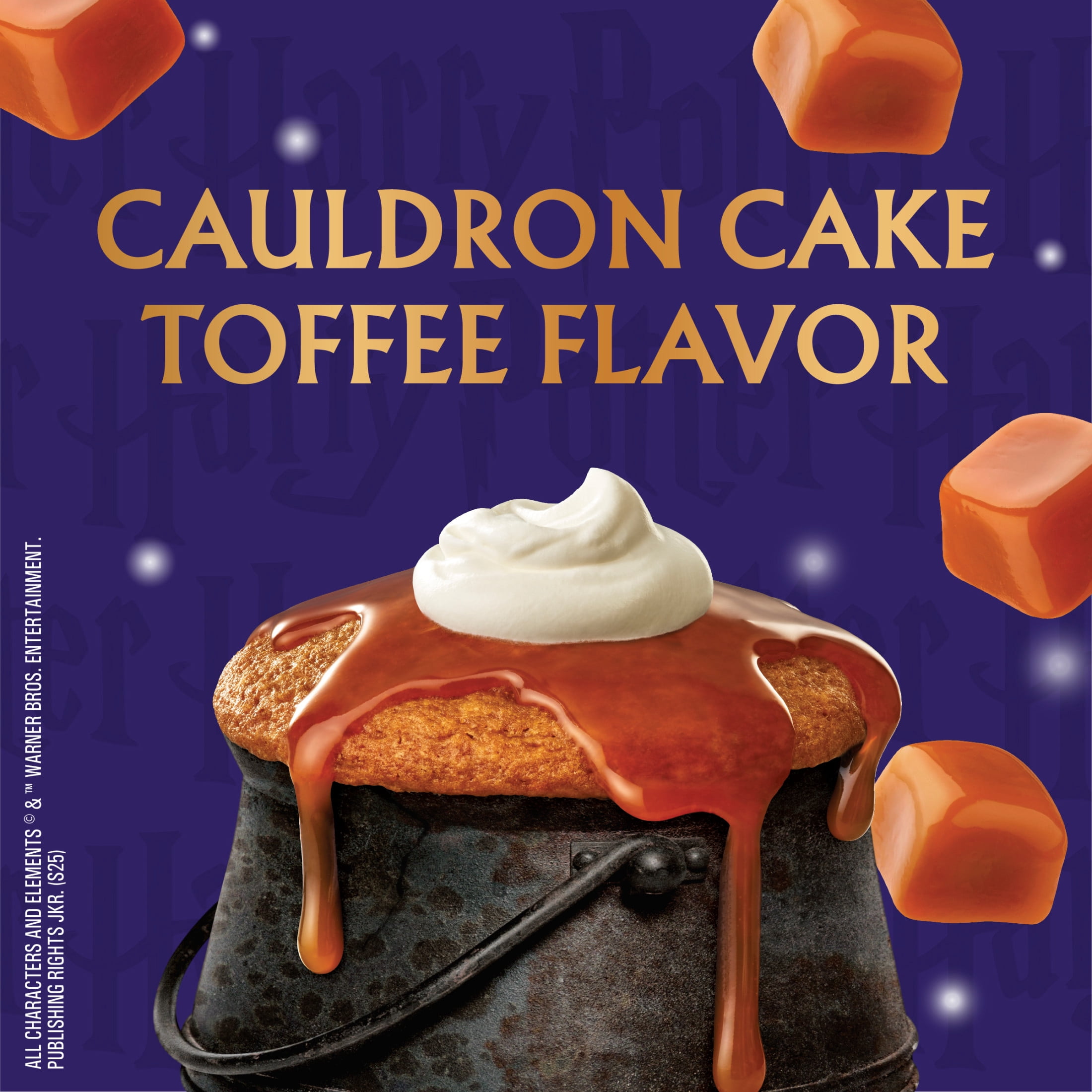 Coffee mate Harry Potter Cauldron Cake Toffee Flavored Shelf Stable Creamer, Non Dairy Liquid Coffee Creamer  16 fl oz