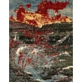 thumbnail image 1 of Ahgly Company Indoor Rectangle Abstract Red Abstract Area Rugs, 4' x 6', 1 of 6