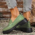 thumbnail image 4 of Bnwani Women Low Heel Boots Shoe Toe Ankle Fleece Comfortable Casual Boot Green Size 9.5, 4 of 6