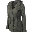 thumbnail image 2 of ORUYROP Women's Lightweight Front Zipper Solid Utility Anorak Hoodie Vest/Jacket, 2 of 7