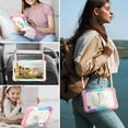 thumbnail image 3 of HXCASEAC Funda a prueba de golpes para Samsung Galaxy Tab A9 de 8,7 pulgadas, rosa, 3 of 8