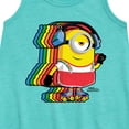 thumbnail image 2 of Despicable Me Minions - Retro Rainbow Skater - Toddler & Youth Girls A-line Dress, 2 of 4