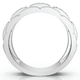 thumbnail image 3 of Pompeii 1/3 Ct Mens Lab Grown Diamond Wedding Ring White Gold Anniversary Band, 3 of 5