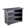 thumbnail image 1 of Noble House Trinidad Table de Bar Moderne en PE/aluminium Brun Foncé, 1 of 10