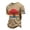 Khaki, variant on Men's 250 Anniversary USA LGBTQ Pride T-Shirt, Stonewall 1969 Liberty Rainbow Print Crew Neck Short Sleeve Tee, Casual Summer Tops