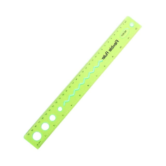 Soft Bendable Flexible Plastic Ruler 12 in/30 cm Variety Read Color
