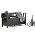 thumbnail image 5 of Simpli Home Acadian SOLID WOOD 48 inch Wide Transitional Entryway Storage Bench in Black, 5 of 5