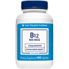 Vitamin B12 500mcg Supports Energy Production, Once Daily Dietary Supplement Vitamin B12 (As Cyanocobalamin), Gluten Dairy Free (100 Capsules) by The Vitamin Shoppe