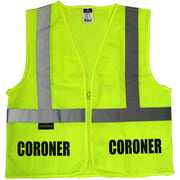 Coroner Safety Vest, High Visibility Vest